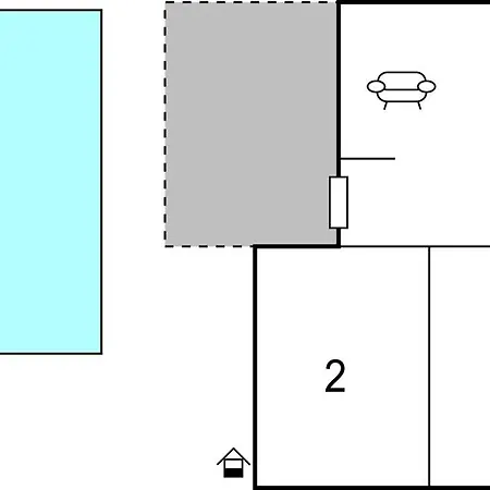 Vikendica 2 Bedroom In *